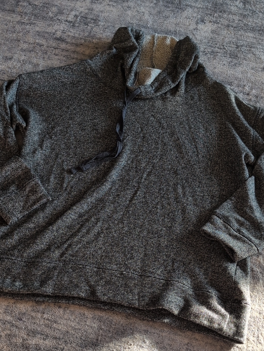 Old Navy Dark Heather Gray Lightweight Pullover Hoodie